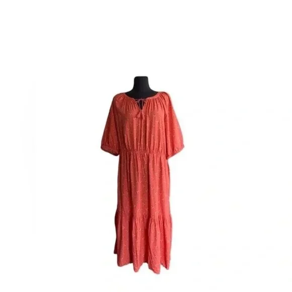 BeachLunchLounge Women's Ruffle Hem Dress Plus Size XXL - Picture 3 of 8